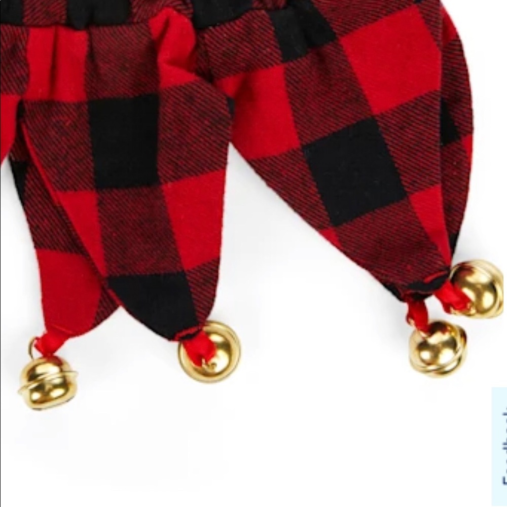 3/$15♥️ NEW Red Buffalo Check Me Out Pet Jester Neckpiece - Picture 3 of 8